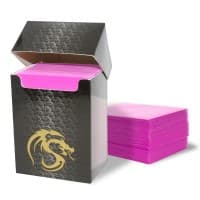 Deck Guards Double Matte Standard - Pink (80-Pack) - BCW Card Sleeves - Card Sleeves card