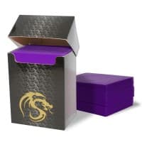 Deck Guards Double Matte Standard - Purple (80-Pack) - BCW Card Sleeves - Card Sleeves card