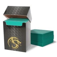 Deck Guards Double Matte Standard - Teal (80-Pack) - BCW Card Sleeves - Card Sleeves card