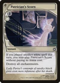 Patrician's Scorn - Future Sight - Magic: The Gathering card