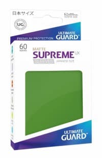 Double Matte Sleeve - Supreme UX Sleeves Japanese Green (60-Pack) - Ultimate Guard Card Sleeves - Card Sleeves card