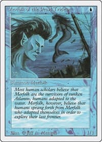 Merfolk of the Pearl Trident - Revised Edition - Magic: The Gathering card