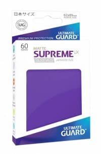 Double Matte Sleeve - Supreme UX Sleeves Japanese Purple (60-Pack) - Ultimate Guard Card Sleeves - Card Sleeves card