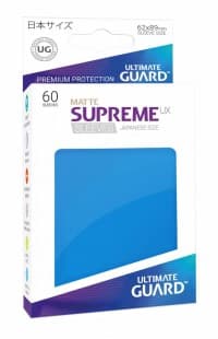 Double Matte Sleeve - Supreme UX Sleeves Japanese Royal Blue (60-Pack) - Ultimate Guard Card Sleeves - Card Sleeves card