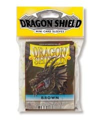 Dragon Shield Japanese Sleeves - Brown (50-Pack) - Dragon Shield Card Sleeves - Card Sleeves card