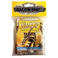 Dragon Shield Japanese Sleeves - Gold (50-Pack) - Dragon Shield Card Sleeves - Card Sleeves card