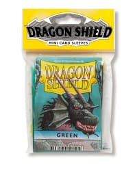 Dragon Shield Japanese Sleeves - Green (50-Pack) - Dragon Shield Card Sleeves - Card Sleeves card