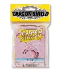 Dragon Shield Japanese Sleeves - Pink (50-Pack) - Dragon Shield Card Sleeves - Card Sleeves card