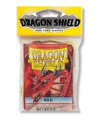 Dragon Shield Japanese Sleeves - Red (50-Pack) - Dragon Shield Card Sleeves - Card Sleeves card