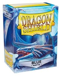Dragon Shield Matte Sleeves - Blue (100-Pack) - Dragon Shield Card Sleeves - Card Sleeves card