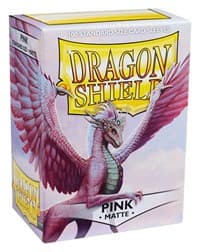 Dragon Shield Matte Sleeves - Pink (100-Pack) - Dragon Shield Card Sleeves - Card Sleeves card