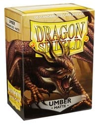Dragon Shield Matte Sleeves - Umber Teranha (100-Pack) - Dragon Shield Card Sleeves - Card Sleeves card