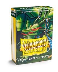 Dragon Shield Matte Japanese Sleeves - Apple Green (60-Pack) - Dragon Shield Card Sleeves - Card Sleeves card