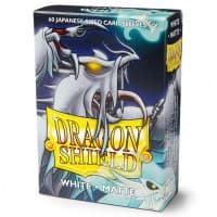 Dragon Shield Matte Japanese Sleeves - White (60-Pack) - Dragon Shield Card Sleeves - Card Sleeves card