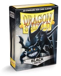 Dragon Shield Matte Sleeves - Black (60-Pack) - Dragon Shield Card Sleeves - Card Sleeves card