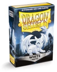 Dragon Shield Matte Sleeves - White (60-Pack) - Dragon Shield Card Sleeves - Card Sleeves card