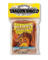Dragon Shield Japanese Sleeves - Orange (50-Pack) - Dragon Shield Card Sleeves - Card Sleeves card