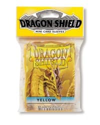 Dragon Shield Japanese Sleeves - Yellow (50-Pack) - Dragon Shield Card Sleeves - Card Sleeves card