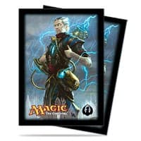Dragon's Maze Ral Zarek Standard Deck Protectors for Magic (80-Pack) - Ultra Pro Card Sleeves - Card Sleeves card