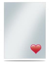 Emoji: Heart Standard Sleeve Covers (50-Pack) - Ultra Pro Card Sleeves - Card Sleeves card