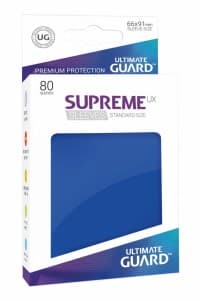 Gloss Sleeve - Supreme UX Sleeves Blue (80-Pack) - Ultimate Guard Card Sleeves - Card Sleeves card