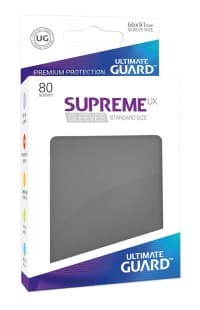 Gloss Sleeve - Supreme UX Sleeves Dark Grey (80-Pack) - Ultimate Guard Card Sleeves - Card Sleeves card