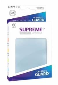 Gloss Sleeve - Supreme UX Sleeves Japanese Clear (60-Pack) - Ultimate Guard Card Sleeves - Card Sleeves card