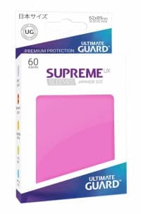 Gloss Sleeve - Supreme UX Sleeves Japanese Pink (60-Pack) - Ultimate Guard Card Sleeves - Card Sleeves card