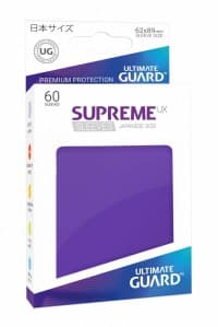 Gloss Sleeve - Supreme UX Sleeves Japanese Purple (60-Pack) - Ultimate Guard Card Sleeves - Card Sleeves card