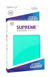 Gloss Sleeve - Supreme UX Sleeves Japanese Turquoise (60-Pack) - Ultimate Guard Card Sleeves - Card Sleeves card