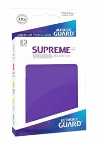 Gloss Sleeve - Supreme UX Sleeves Purple (80-Pack) - Ultimate Guard Card Sleeves - Card Sleeves card
