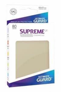 Gloss Sleeve - Supreme UX Sleeves Sand (80-Pack) - Ultimate Guard Card Sleeves - Card Sleeves card