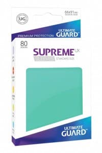 Gloss Sleeve - Supreme UX Sleeves Turquoise (80-Pack) - Ultimate Guard Card Sleeves - Card Sleeves card