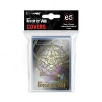 Gold Magic Circle Sleeve Covers for Force of Will with Moonbreeze's Memoria Promo (65-Pack) - Ultra Pro Card Sleeves - Card Sleeves card