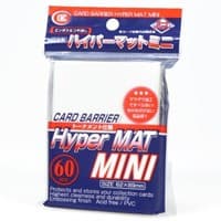 KMC Card Barrier - Hyper Matte Mini - White (60-Pack) - KMC Card Sleeves - Card Sleeves card
