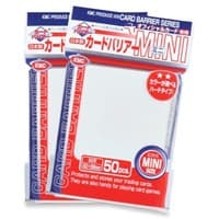 KMC Card Barrier - Mini Series - Super Pearl White (50-Pack) - KMC Card Sleeves - Card Sleeves card