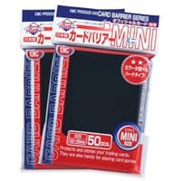 KMC Card Barrier - Mini Series - Super Black (50-Pack) - KMC Card Sleeves - Card Sleeves card