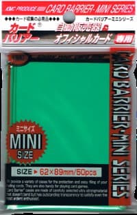 KMC Card Barrier - Mini Series - Super Green (50-Pack) - KMC Card Sleeves - Card Sleeves card