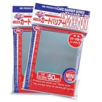 KMC Card Barrier - Mini Series - Super Silver (50-Pack) - KMC Card Sleeves - Card Sleeves card