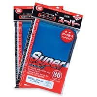 KMC Card Barrier - Super Series - Metallic Blue (80-Pack) - KMC Card Sleeves - Card Sleeves card