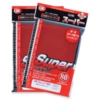 KMC Card Barrier - Super Series - Metallic Red (80-Pack) - KMC Card Sleeves - Card Sleeves card