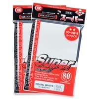 KMC Card Barrier - Super Series - Pearl White (80-Pack) - KMC Card Sleeves - Card Sleeves card