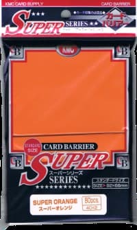 KMC Card Barrier - Super Series - Super Orange (80-Pack) - KMC Card Sleeves - Card Sleeves card