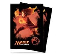 Mana 4 Planeswalker - Chandra Standard Deck Protectors for Magic (80-Pack) - Ultra Pro Card Sleeves - Card Sleeves card
