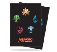 Mana 5 Symbols Deck Protector Sleeves for Magic: The Gathering (80-Pack) - Ultra Pro Card Sleeves - Card Sleeves card
