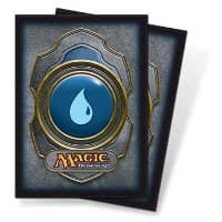 Mana v3 Blue Standard Deck Protectors for Magic (80-Pack) - Ultra Pro Card Sleeves - Card Sleeves card