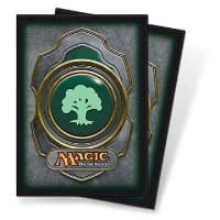 Mana v3 Green Standard Deck Protectors for Magic (80-Pack) - Ultra Pro Card Sleeves - Card Sleeves card