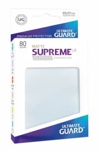 Matte Frosted Sleeve - Supreme UX Sleeves (80-Pack) - Ultimate Guard Card Sleeves - Card Sleeves card