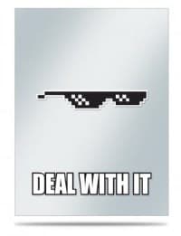 Memes: Deal With It Standard Sleeve Covers (50-Pack) - Ultra Pro Card Sleeves - Card Sleeves card