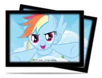 My Little Pony Deck Protector Sleeves - Rainbow Dash (65-Pack) - Ultra Pro Card Sleeves - Card Sleeves card